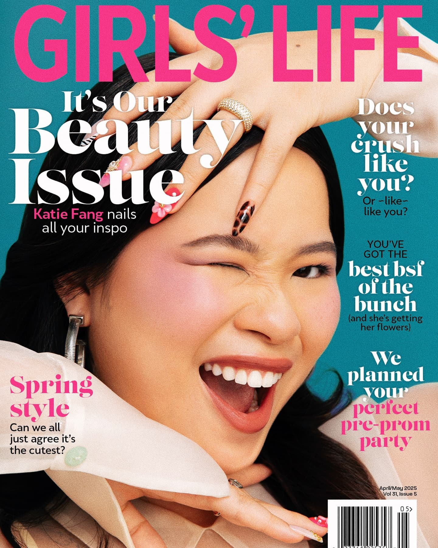 @katiefang for the april/may cover of @girlslifemag