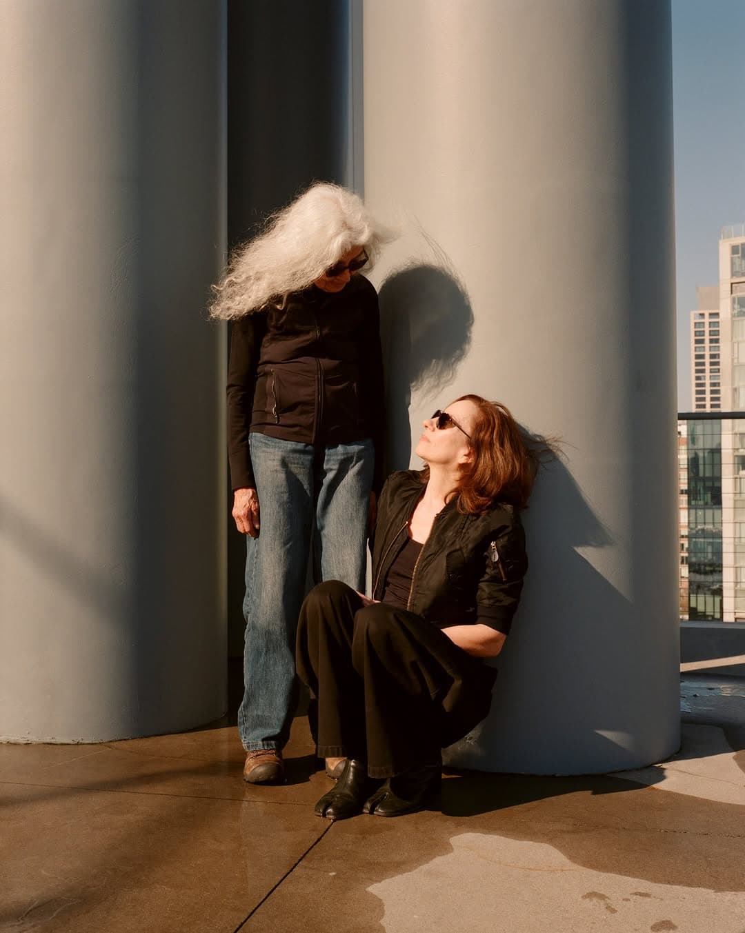 Andrea Fraser & Carmen de Monteflores at the Whitney